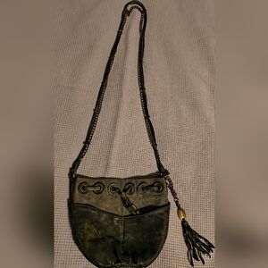 Olivia Harris Dark Green Crossbody Bag